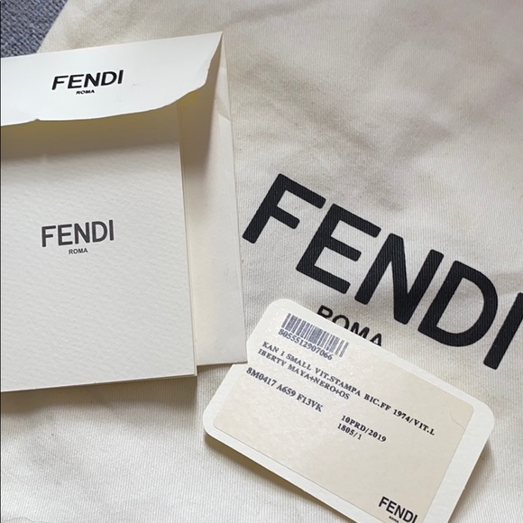 Fendi Kan U Monogram FF Leather Crossbody Bag - Picture 12 of 13